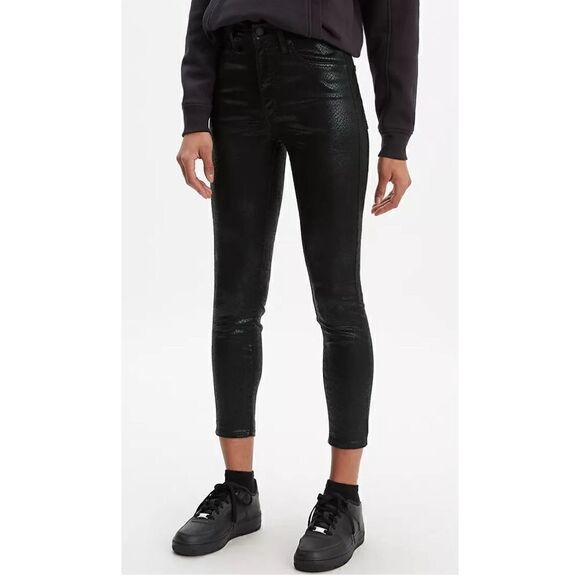 Levi's® Premium MILE HIGH ANKLE SNAKE PRINT SKINNY WOMEN'S JEANS - Picture 1 of 10